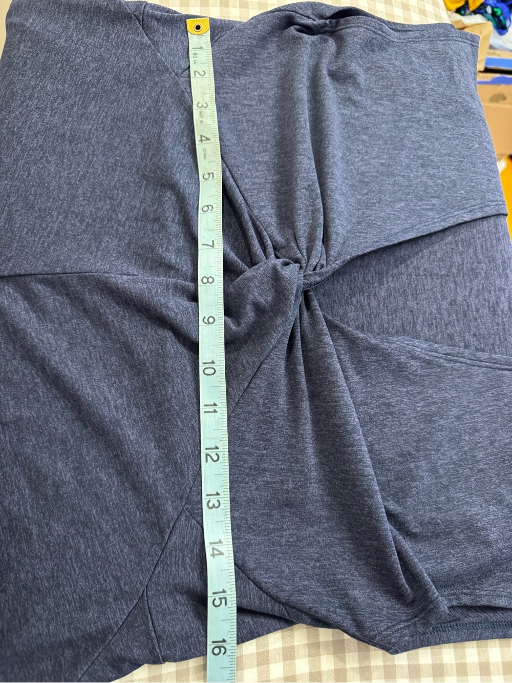 Patagonia Women’s Twist Front Travel Dress Navy Blue Size L - Picture 8 of 10